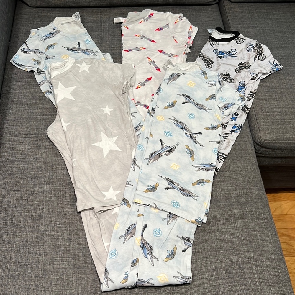 Set of 5 pairs Boys Esme pajamas